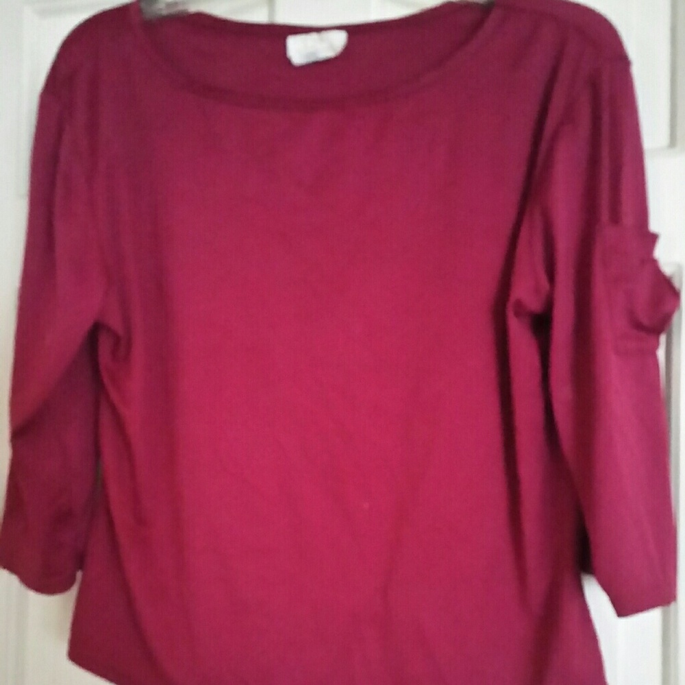 L.A. Intimates Ms room 3/4:Sleeve Top Sz L